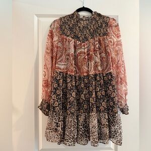 Zara Women’s Paisley and Floral Dress